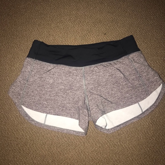 lululemon athletica Pants - lululemon speedy shorts grey! 💓
